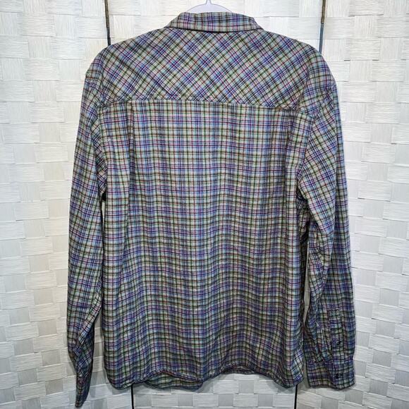 Toad & Co Flannagan Long Sleeve Plaid Button Down Shirt Mens Size XL Flannel - Picture 3 of 10